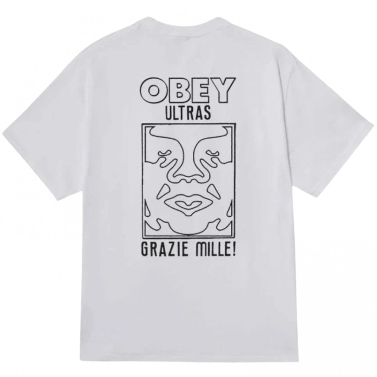 Maglietta Obey Ultras Tee BIANCO