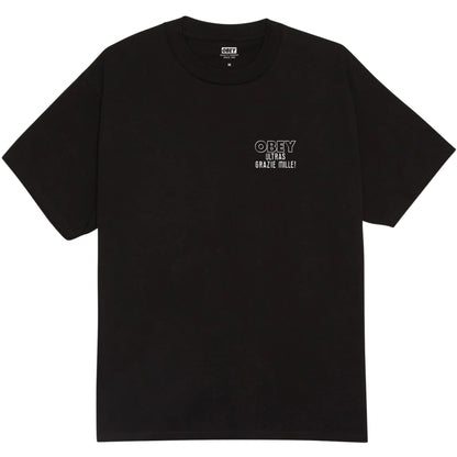 Maglietta Obey Ultras Tee NERO