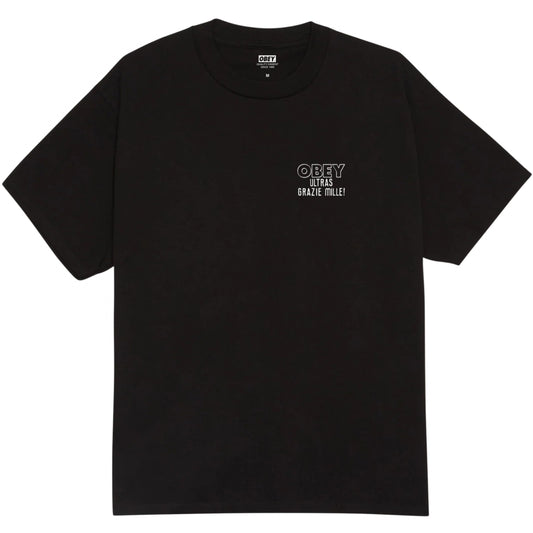 Maglietta Obey Ultras Tee NERO