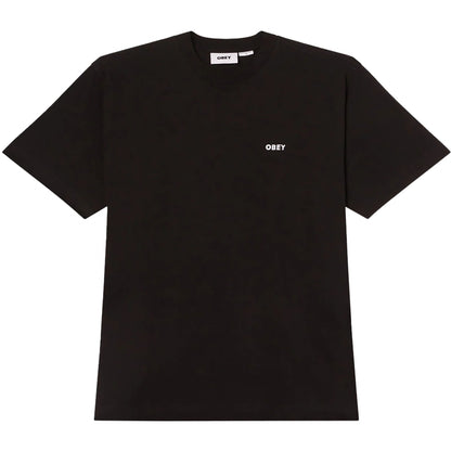 Maglietta Obey Established Works Bold Tee SS NERO