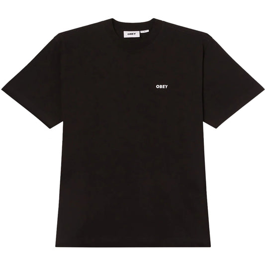 Maglietta Obey Established Works Bold Tee SS NERO