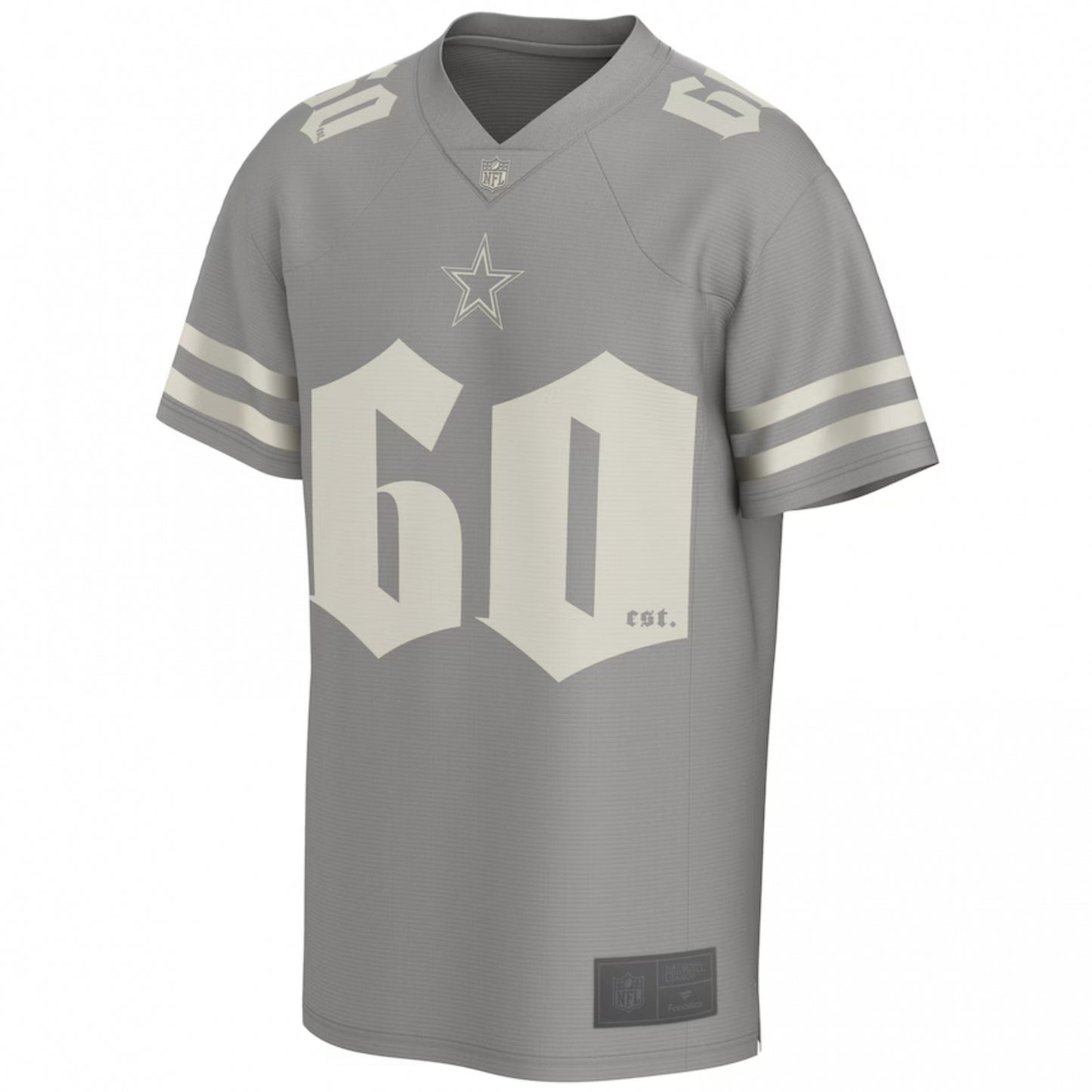 Maglietta Fanatics NFL GOTHIC Foundation Fashion T GRIGIO