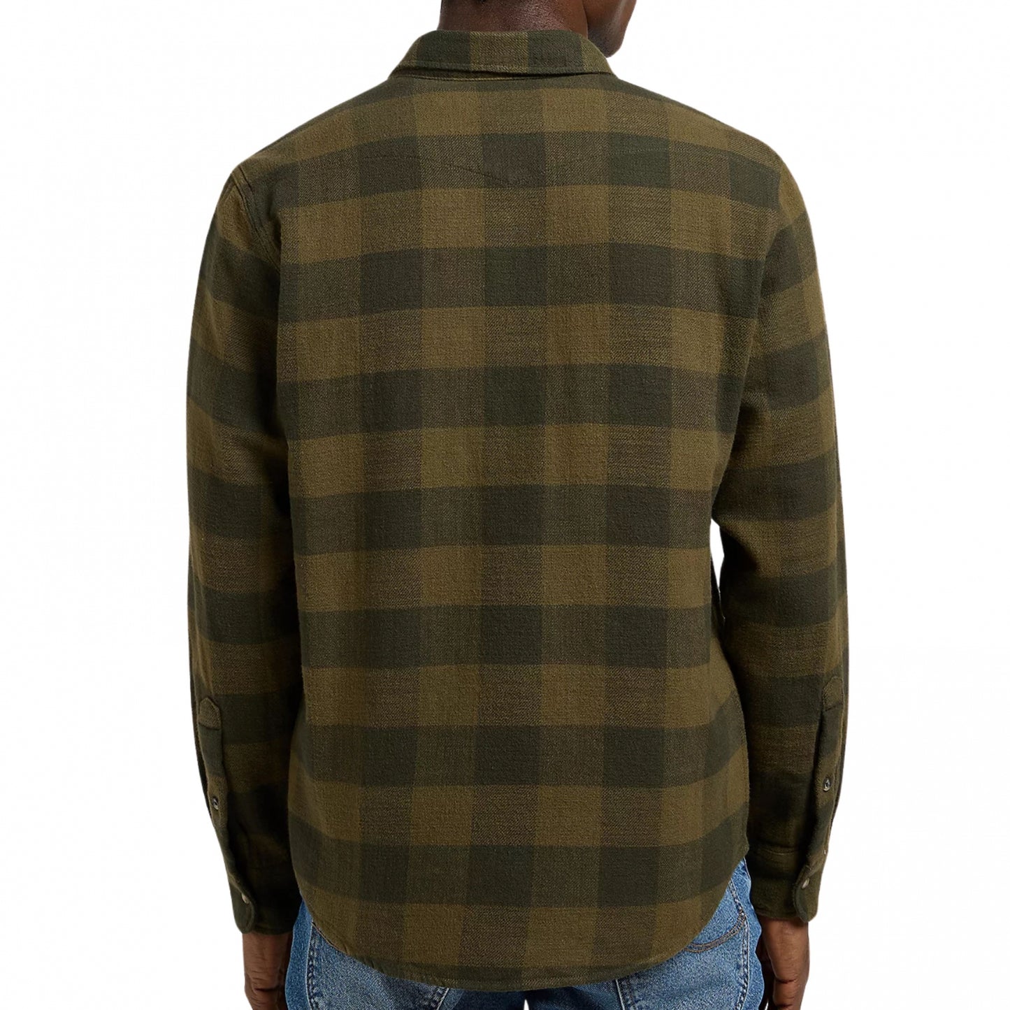 Camicia Lee Clean Western Shirt VERDE MILITARE