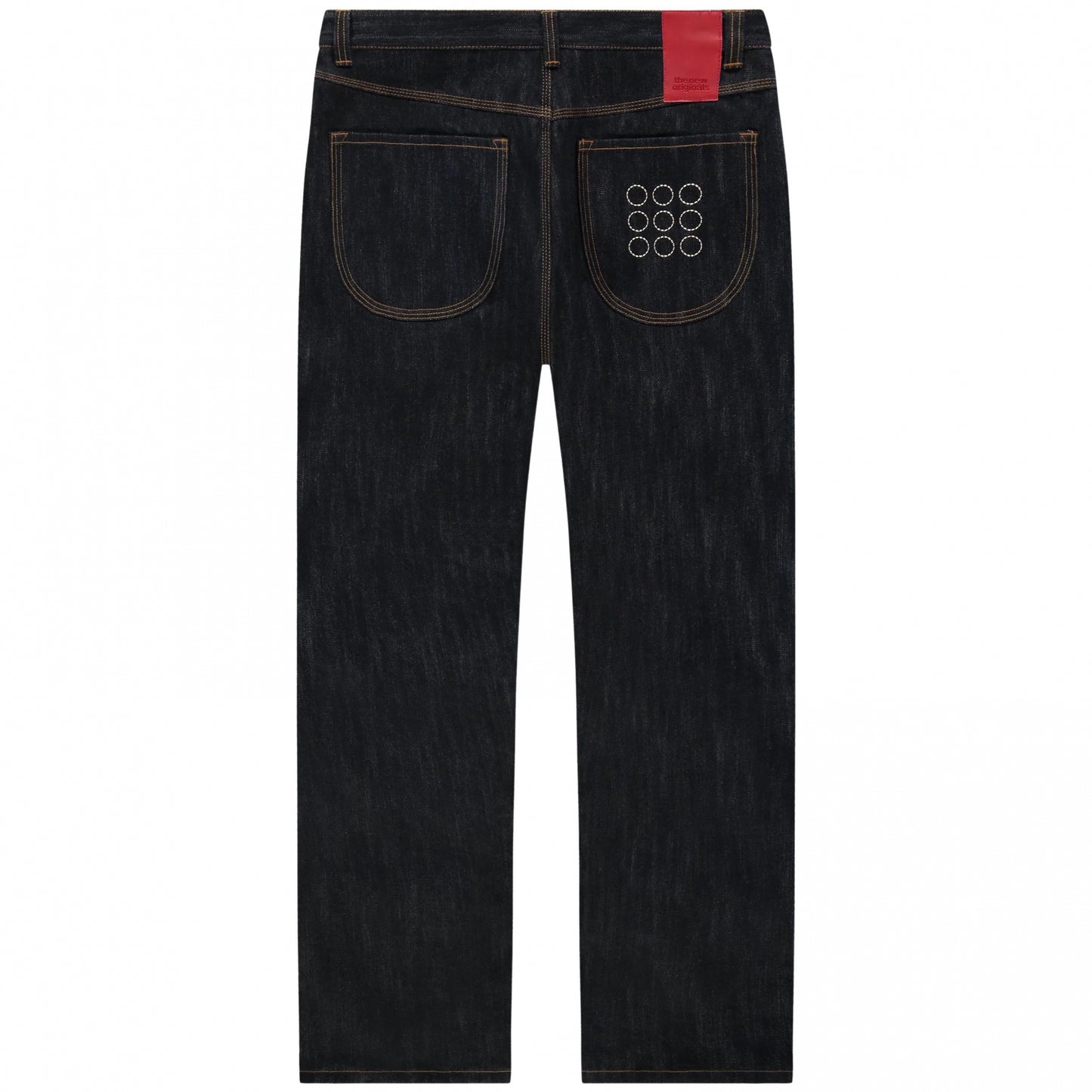 Jeans TNO 9 Dots Slub Relaxed Jeans BLU