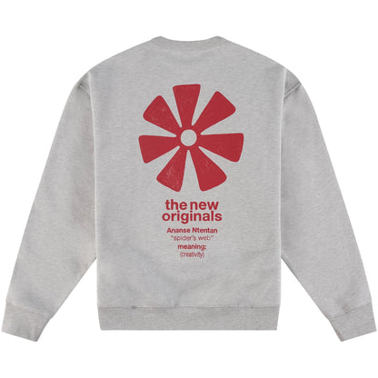 Felpa TNO Adinkra Crewneck GRIGIO