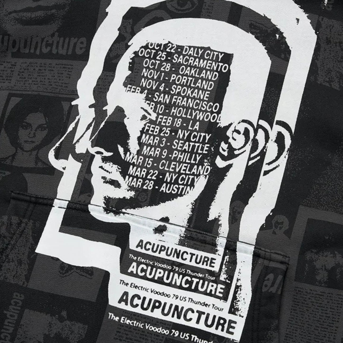 Felpa Acupuncture Manifesto Hoodie GRIGIO