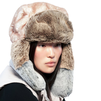 Cappello Kangol Multi Faux Fur Trapper MULTICOLOR