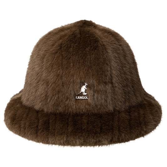 Cappello Kangol Faux Fur Casual MARRONE