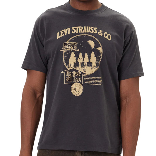 Maglietta Levi's Vintage Fit Graphic Tee NERO