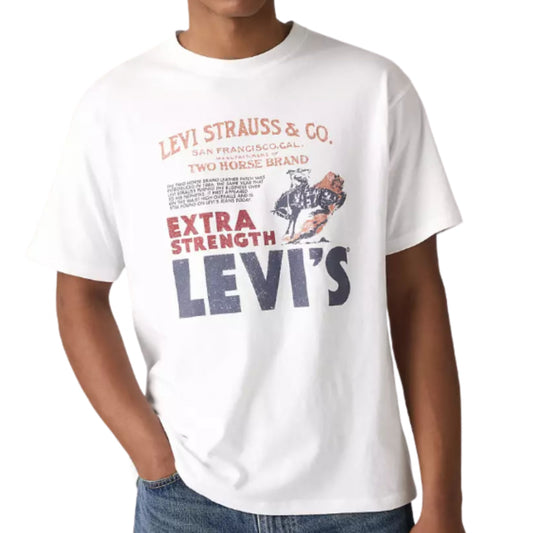 Maglietta Levi's Vintage Fit Graphic Tee BIANCO