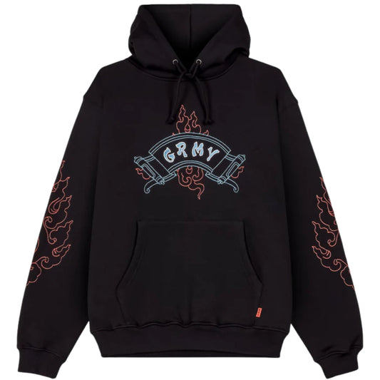 Felpa Grimey Regular Hoodie NERO
