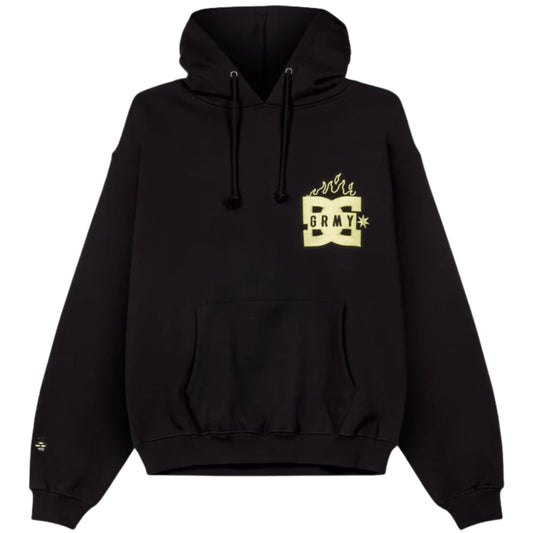 Felpa Grimey Heavyweight Boxy Hoodie NERO