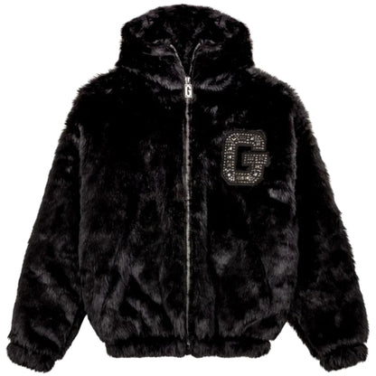 Giacca Grimey Faux Fur Hooded Jacket NERO