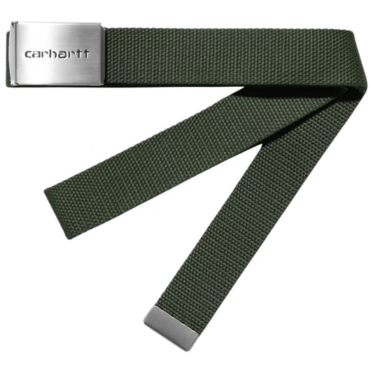 Cintura Carhartt WIP Clip Belt Chrome VERDE