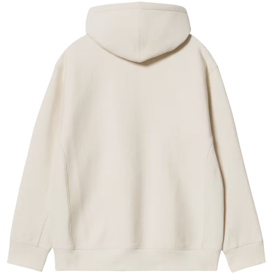 Felpa Carhartt WIP Hooded American Script Sweat GRIGIO