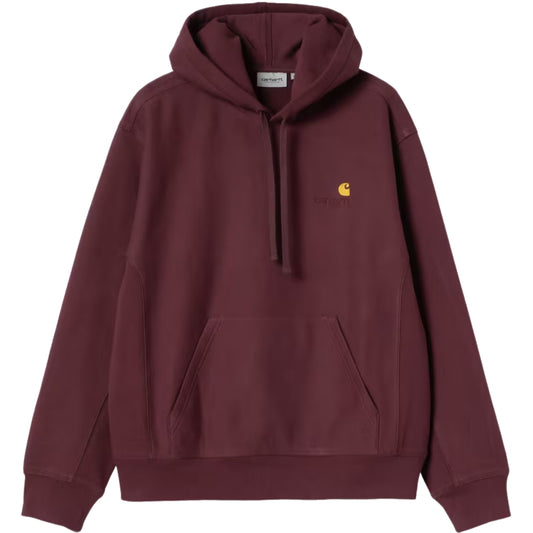 Felpa Carhartt WIP Hooded American Script Sweat UNICO
