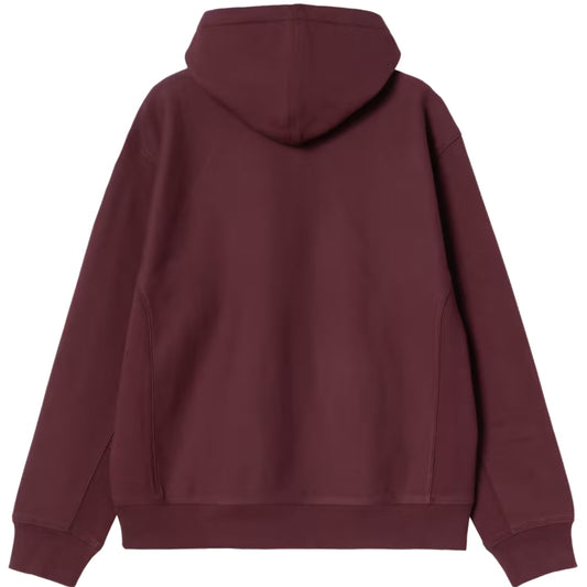 Felpa Carhartt WIP Hooded American Script Sweat UNICO