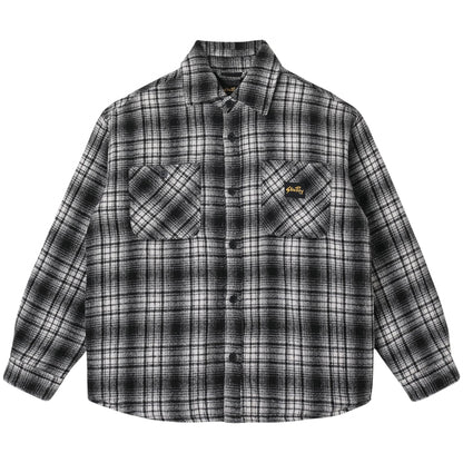 Camicia Stan Ray Quilted Plaid Overshirt BLU