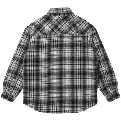 Camicia Stan Ray Quilted Plaid Overshirt BLU