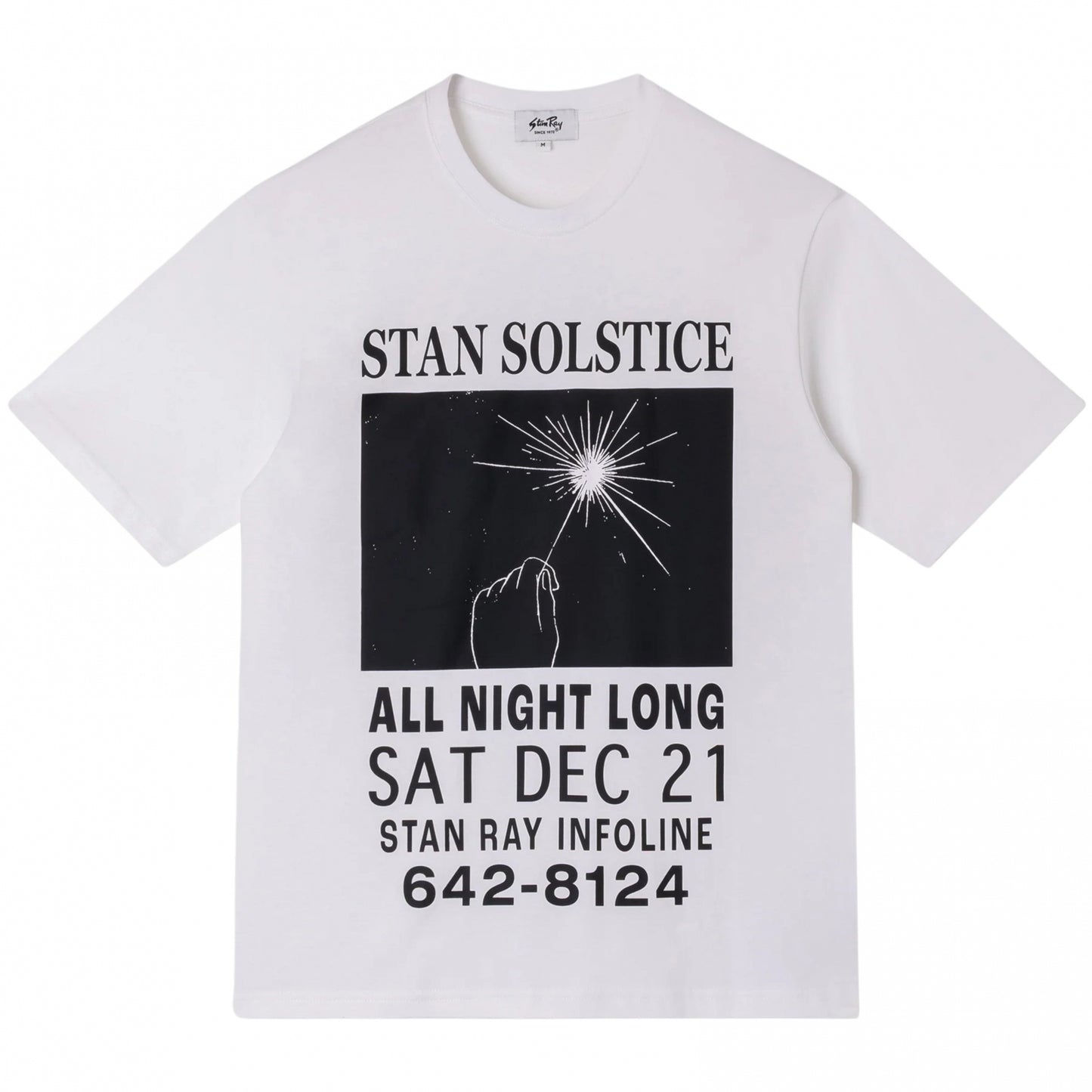 Maglietta Stan Ray SS Solstice Tee BIANCO
