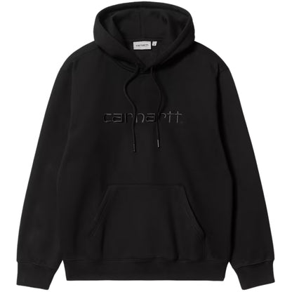 Felpa Carhartt WIP Hooded Carhartt Sweat NERO