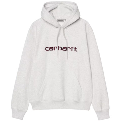 Felpa Carhartt WIP Hooded Carhartt Sweat GRIGIO