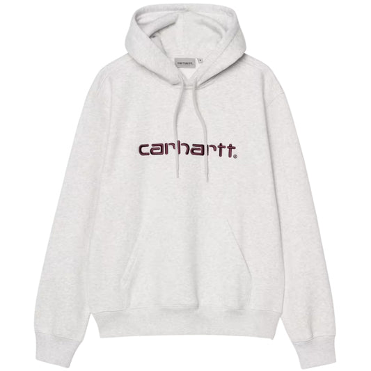 Felpa Carhartt WIP Hooded Carhartt Sweat GRIGIO