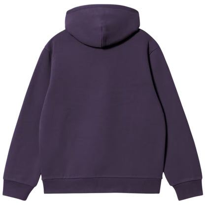 Felpa Carhartt WIP Hooded Carhartt Sweat VIOLA