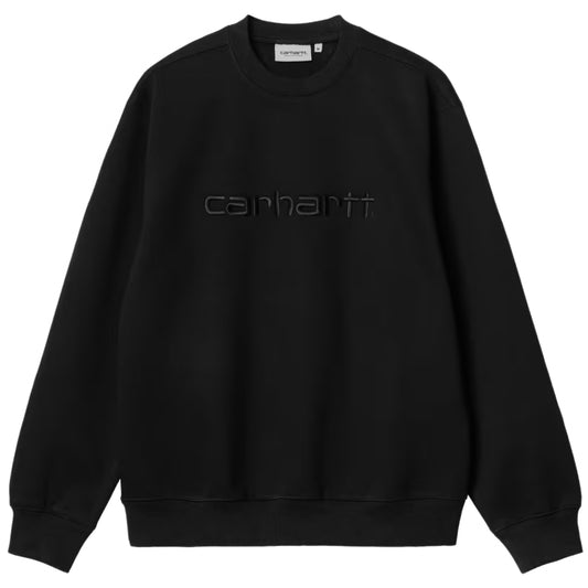 Felpa Carhartt WIP Carhartt Sweat NERO