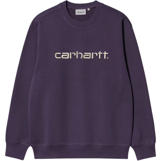 Felpa Carhartt WIP Carhartt Sweat VIOLA