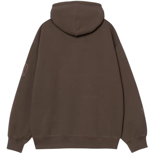 Felpa Carhartt WIP Hooded Hackwork Sweat UNICO