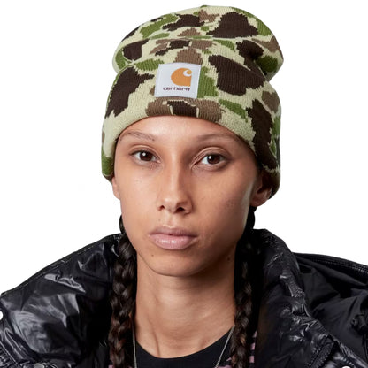 Cappello Carhartt WIP Camo Duck Beanie CAMOUFLAGE