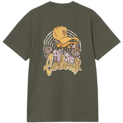 Maglietta Carhartt WIP S/S Chedda Tee GRIGIO