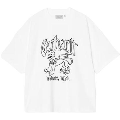 Maglietta Carhartt WIP SS Hackwork Tee BIANCO