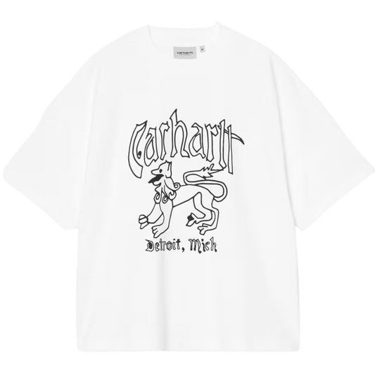 Maglietta Carhartt WIP SS Hackwork Tee BIANCO