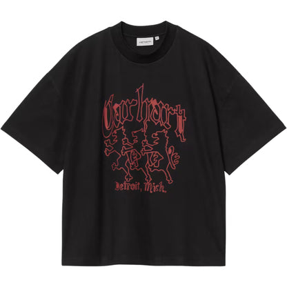 Maglietta Carhartt WIP SS Hackwork Tee NERO