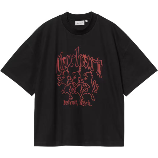 Maglietta Carhartt WIP SS Hackwork Tee NERO