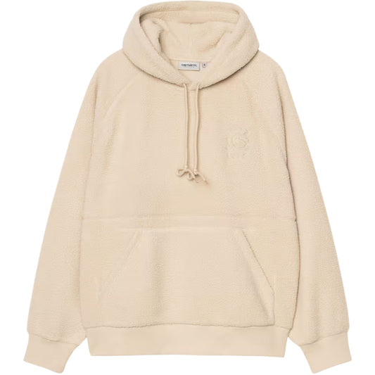 Felpa Carhartt WIP Hooded Helix Sweat BEIGE
