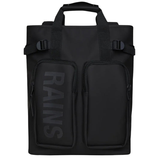 Zaino Rains Textel Tote Backpack W3 NERO