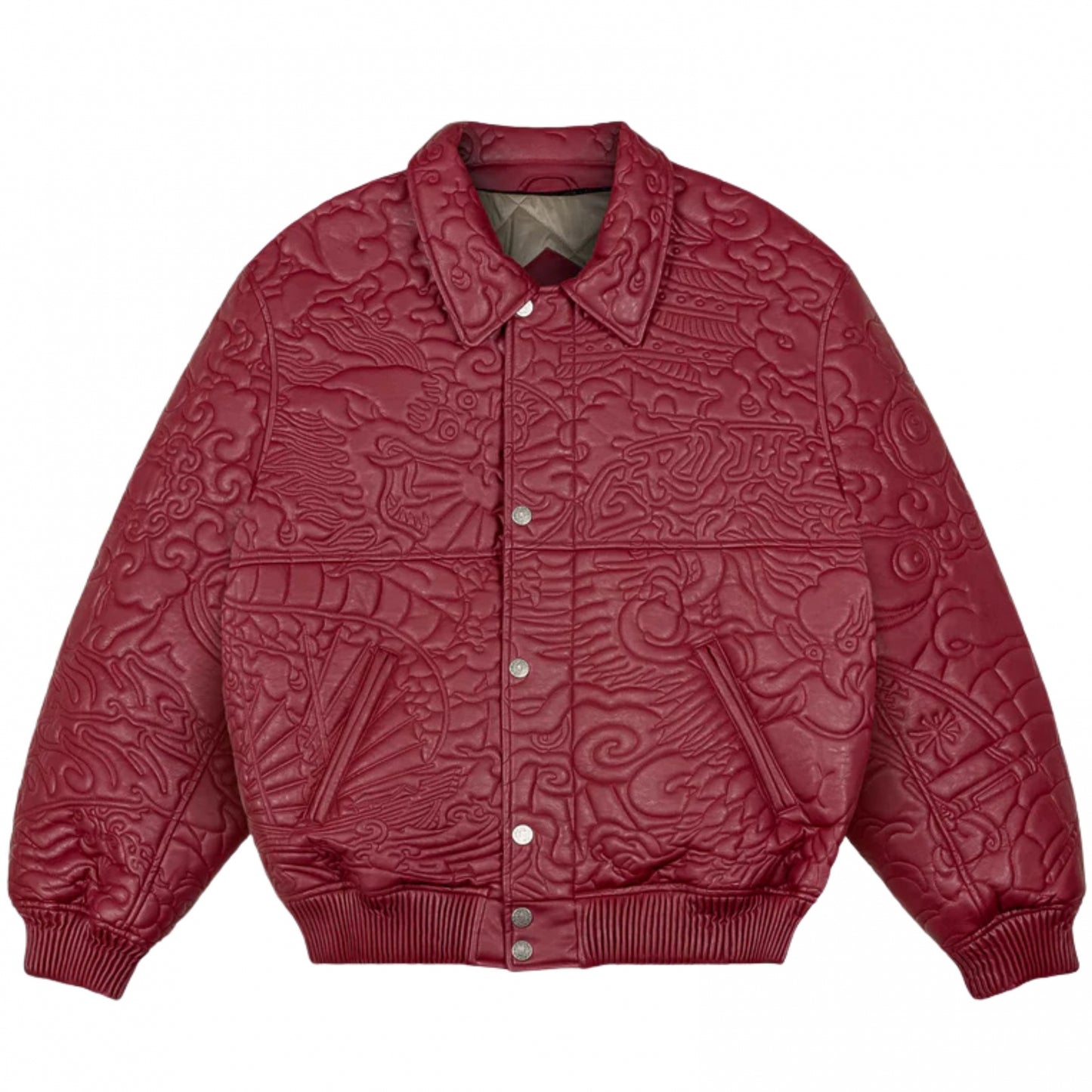 Giacca Grimey PU Leather Jacket BORDEAUX
