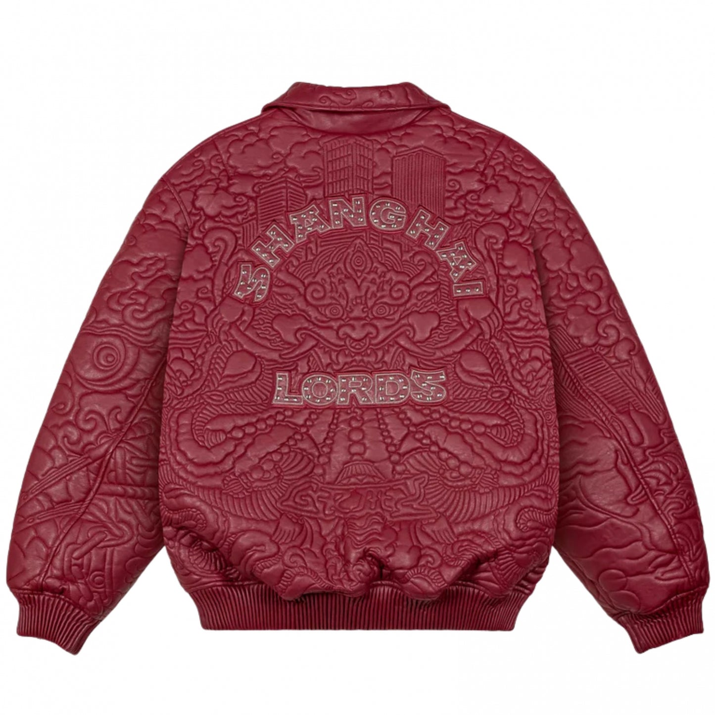 Giacca Grimey PU Leather Jacket BORDEAUX