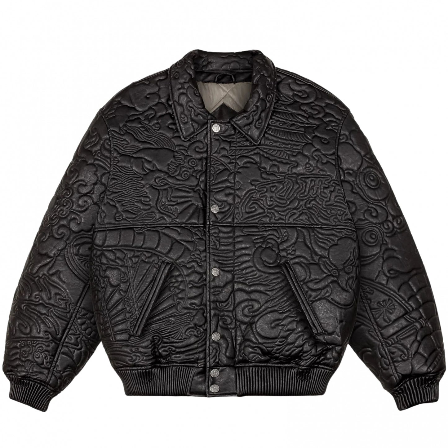 Giacca Grimey PU Leather Jacket NERO