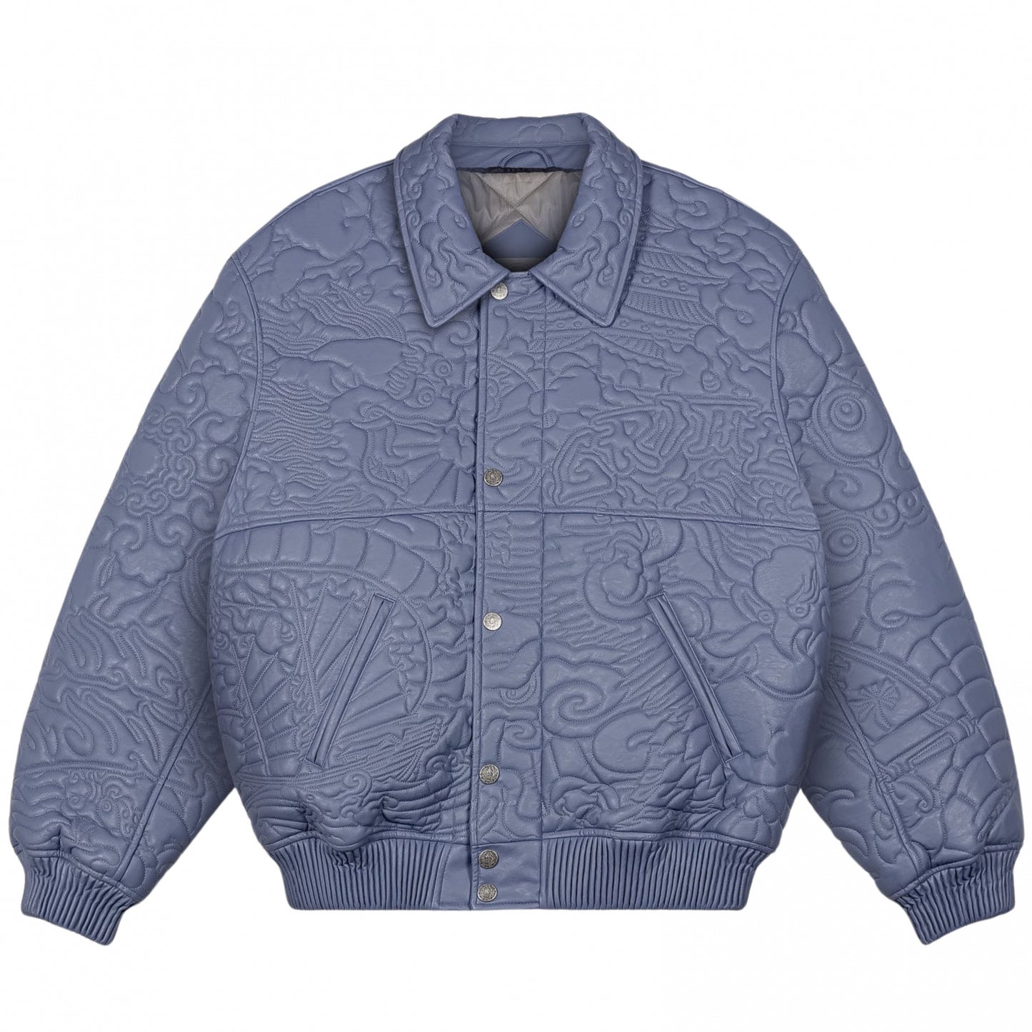 Giacca Grimey PU Leather Jacket BLU