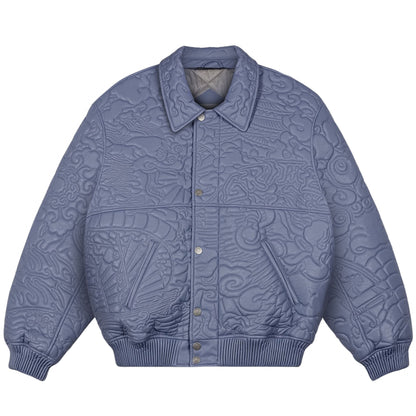 Giacca Grimey PU Leather Jacket BLU