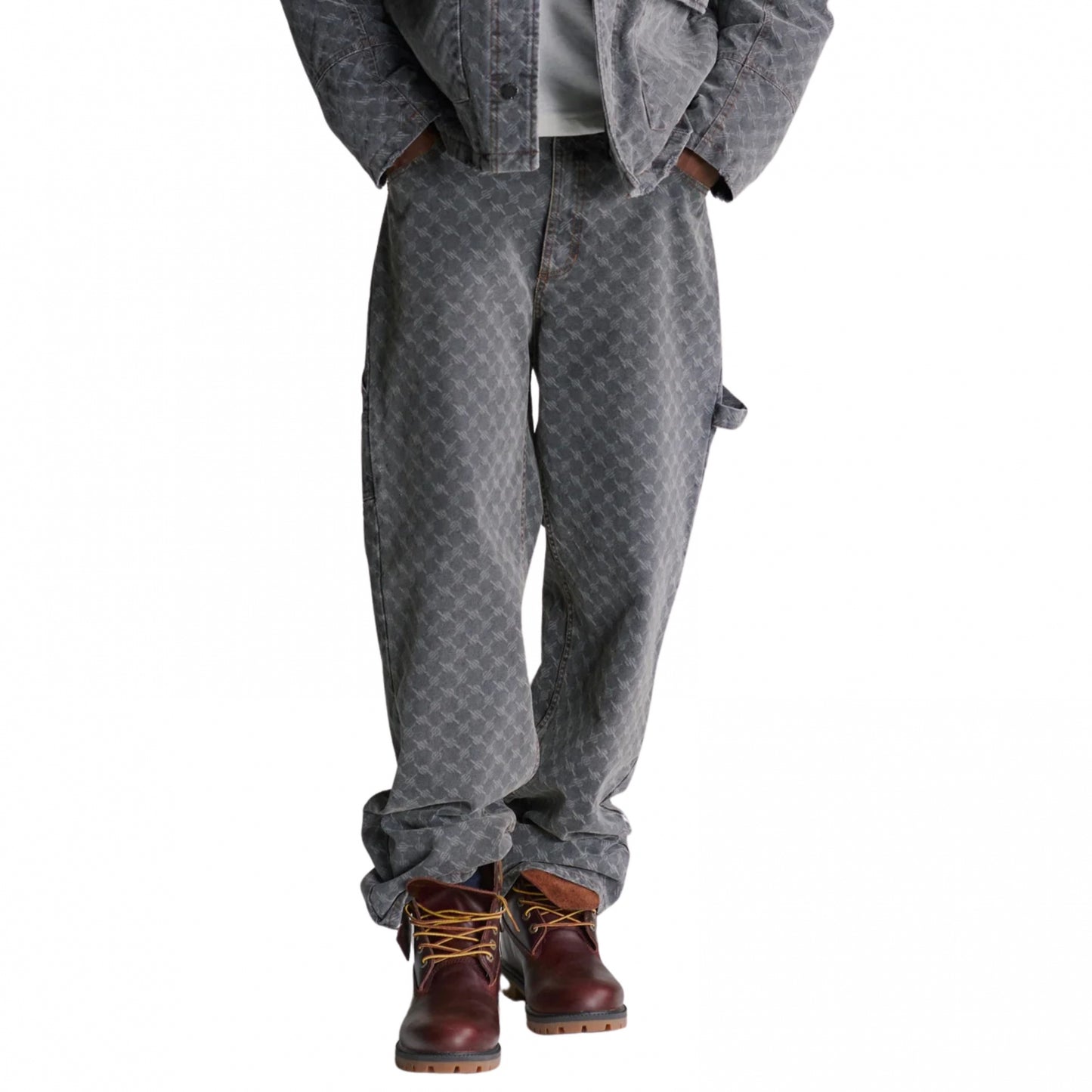 Jeans Daily Paper Monogram Workwear Amba Jeans GRIGIO