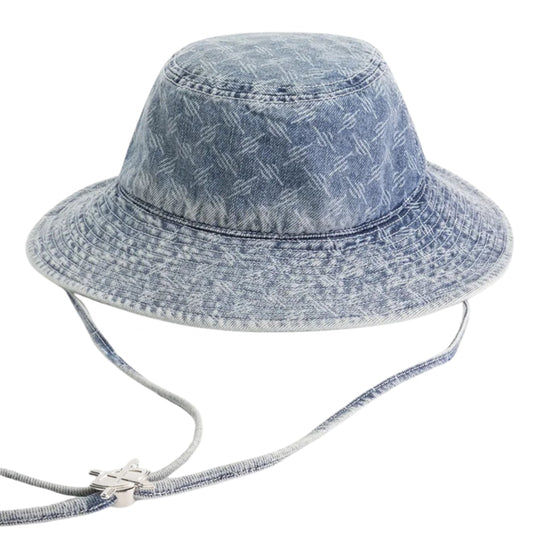 Cappello Daily paper Niu Denim Bucket Hat BLU