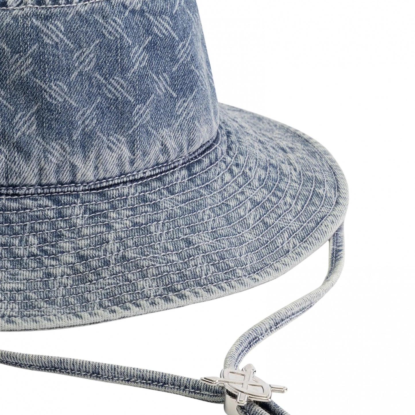 Cappello Daily paper Niu Denim Bucket Hat BLU
