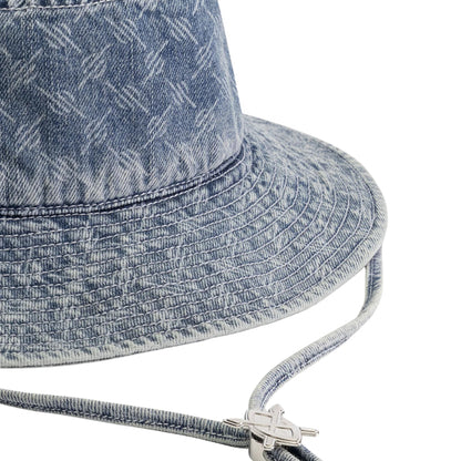 Cappello Daily paper Niu Denim Bucket Hat BLU