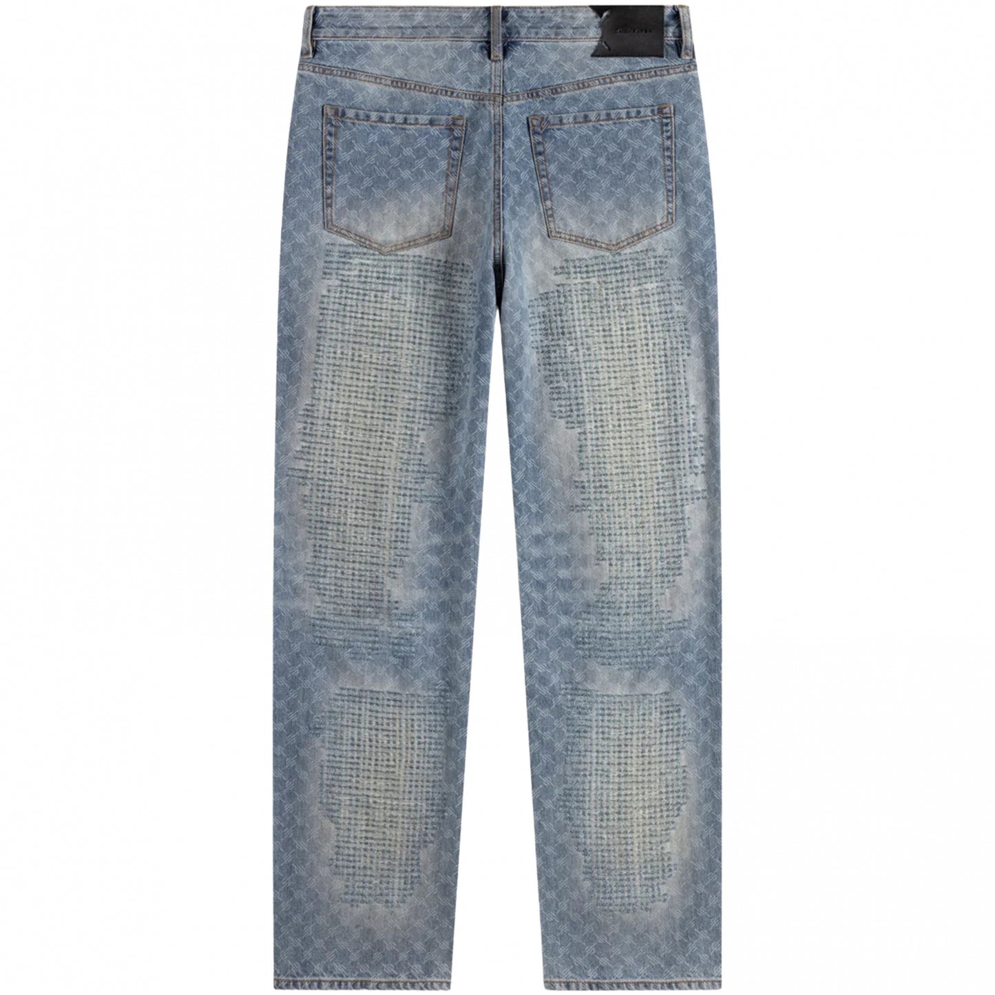 Jeans Daily Paper Destroyed Amba Jeans BLU