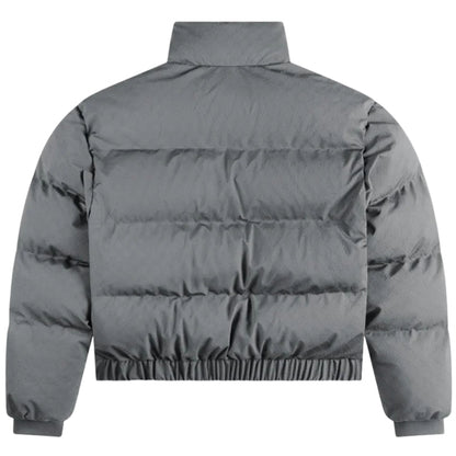 Giubbino Daily Paper Renako Monogram Puffer Jacket GRIGIO